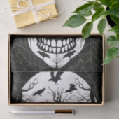 Papier Mousseline Tissu papier enveloppant crâne et avants (Cadeau)