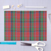 Papier Mousseline Tissu Papier Grandes Rouge Bleu Vert Plaid (Artisanat)