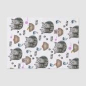 Papier Mousseline Tissu Papier Kitten Meow (Recto)