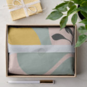 Papier Mousseline Tissu pastel au design rétro et moderne (Cadeau)