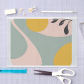 Papier Mousseline Tissu pastel au design rétro et moderne (Artisanat)