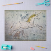 Papier Mousseline Tissu Unicorne ou papier découpage (Artisanat)