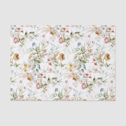 Papier Mousseline Tissue Paper (3) 1600s Hollandais Still Life Flora (Recto)