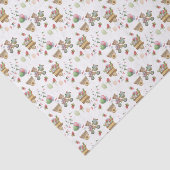 Papier Mousseline Tissue Paper - Bears, Balloons & Berries Pattern (Détail)