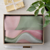 Papier Mousseline Tissue paper in stylish abstract graphic (Cadeau)