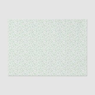 Papier Mousseline Tissue paper - Leaves - green