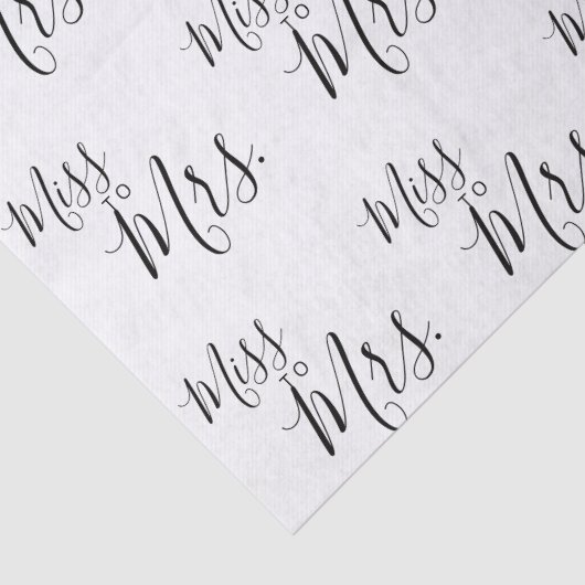 Papier Mousseline Tissue Paper - Mlle à Mme. (Détail)