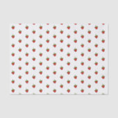 Papier Mousseline Tissue Paper Strawberry  (Recto)