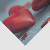 Papier Mousseline Tissue Paper Teddy with a Heart  (Détail)