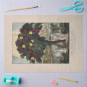 PAPIER MOUSSELINE TISSUE PAPIER : L'ARBRE DE VIE : BAKEWELL : 1870 (Artisanat)