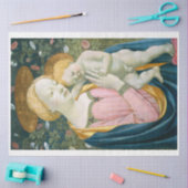 PAPIER MOUSSELINE TISSUE PAPIER : MADONNA & ENFANT : VENEZIANO : 146 (Artisanat)