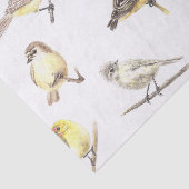 Papier Mousseline Tit birds motif (Détail)