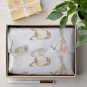 Papier Mousseline Tit birds motif (Cadeau)