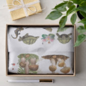 Papier Mousseline Toadstool découpage papier éléments en bois (Cadeau)