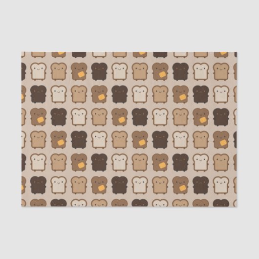 Papier Mousseline Toast de Kawaii (Recto)