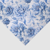 Papier Mousseline Toile bleue de Jouy (Détail)