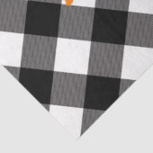 Papier Mousseline Toile d'araignée noir et blanc patchwork Halloween (Détail)
