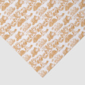 Papier Mousseline Toile d'or WHEATEN Terrier (Détail)
