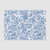 Papier Mousseline Toile Florale En vichy (Recto)