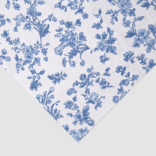 Papier Mousseline Toile Florale En vichy (Détail)