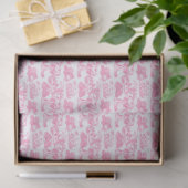 Papier Mousseline Toile rose WHEATEN Terrier (Cadeau)