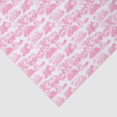 Papier Mousseline Toile rose WHEATEN Terrier (Détail)