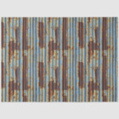 Papier Mousseline Toit en métal ondulé Découpage Motif transparent (Recto)