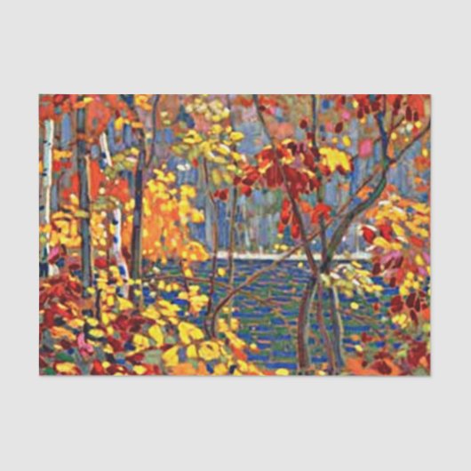 Papier Mousseline Tom Thomson - La Piscine (Recto)