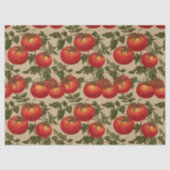 Papier Mousseline Tomates de Style Vintage (Recto)