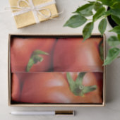 Papier Mousseline Tomates mûres - Rouge clair, fraîche (Cadeau)