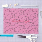 Papier Mousseline Tonnerre d'animal de porc (Artisanat)