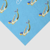 Papier Mousseline Tonnerre de la sirène de natation (Détail)