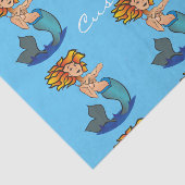 Papier Mousseline Tonnerre de la sirène rouge (Détail)