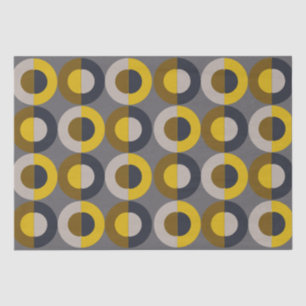 Papier Mousseline Tonnerre de moutarde de bronze moderne du milieu d