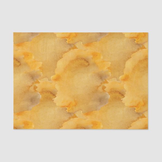 PAPIER MOUSSELINE TONS ABSTRAITES D'OR (Recto)