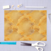 PAPIER MOUSSELINE TONS ABSTRAITES D'OR (Artisanat)