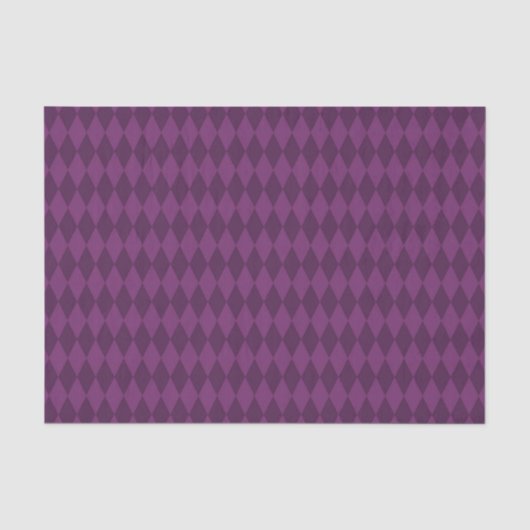PAPIER MOUSSELINE TONS DE PURPLE DIAMOND JACQUARD MOTIF (Recto)