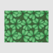 PAPIER MOUSSELINE TONS DE SHAMROCKS IRLANDAIS VERTS (Recto)