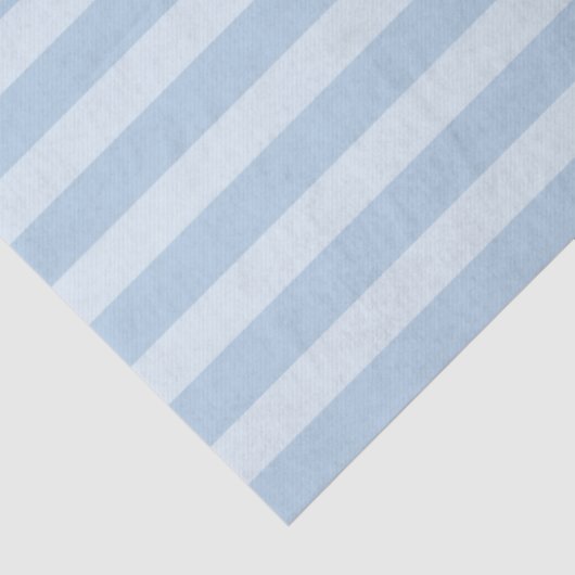 PAPIER MOUSSELINE TONS DE STRIPES BLEUS (Détail)