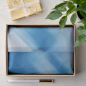 Papier Mousseline Topaz bleu (Cadeau)