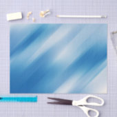 Papier Mousseline Topaz bleu (Artisanat)