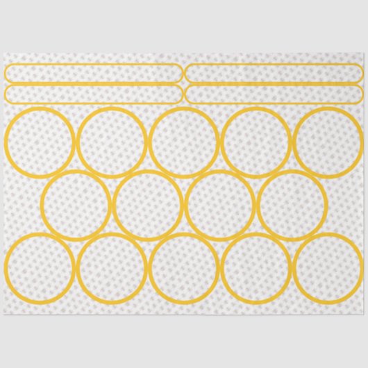 Papier Mousseline Topp épais d'abeilles (Recto)