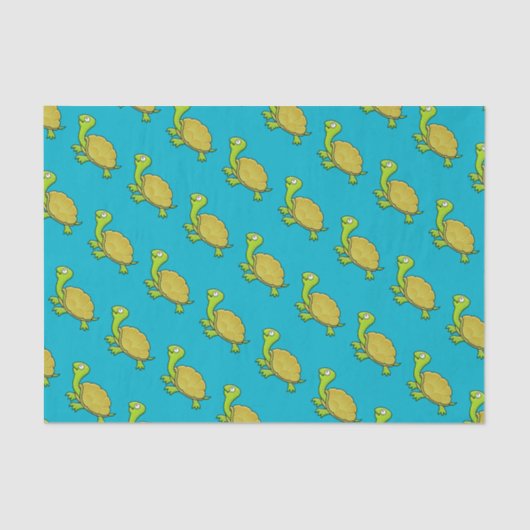 Papier Mousseline Tortue caricaturale (Recto)