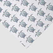 Papier Mousseline Tortue de mer (Détail)