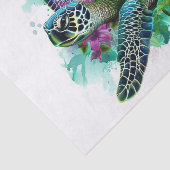 Papier Mousseline Tortue de mer11 (Détail)