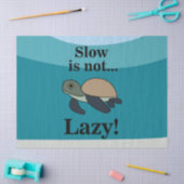 Papier Mousseline Tortue de mer drôle (Artisanat)