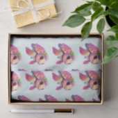 Papier Mousseline Tortue de mer rose Whimsical & mignonette à motif (Cadeau)