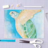 Papier Mousseline Tortue de mer verte (Artisanat)