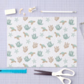 Papier Mousseline Tortues Natation (Artisanat)