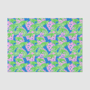 Papier Mousseline Tortues tropicales colorées Motif